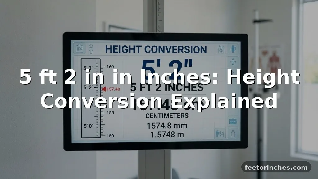 5 ft 2 in Inches: Height Conversion Explained