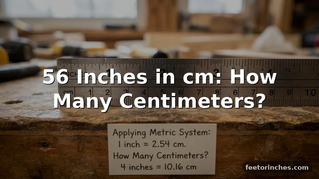 56 Inches in cm: How Many Centimeters?
