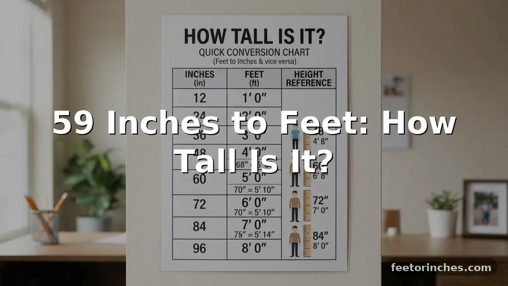 59 Inches to Feet: How Tall Is It?