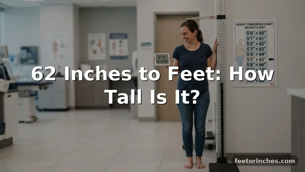 62 Inches to Feet: How Tall Is It?