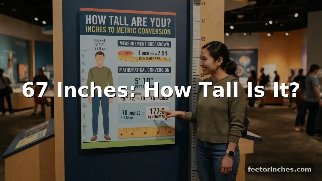 67 Inches: How Tall Is It?