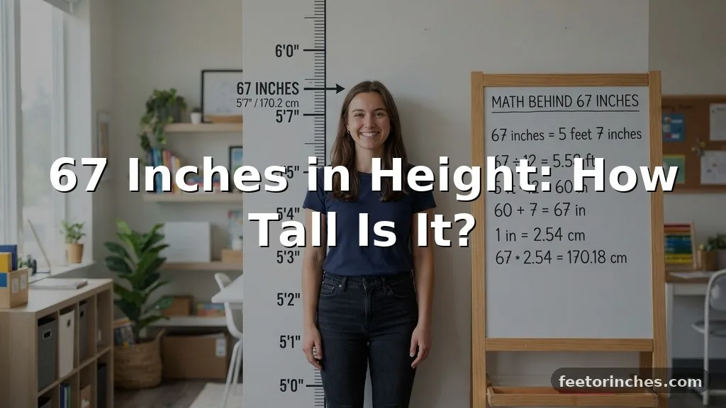 67 Inches in Height: How Tall Is It?