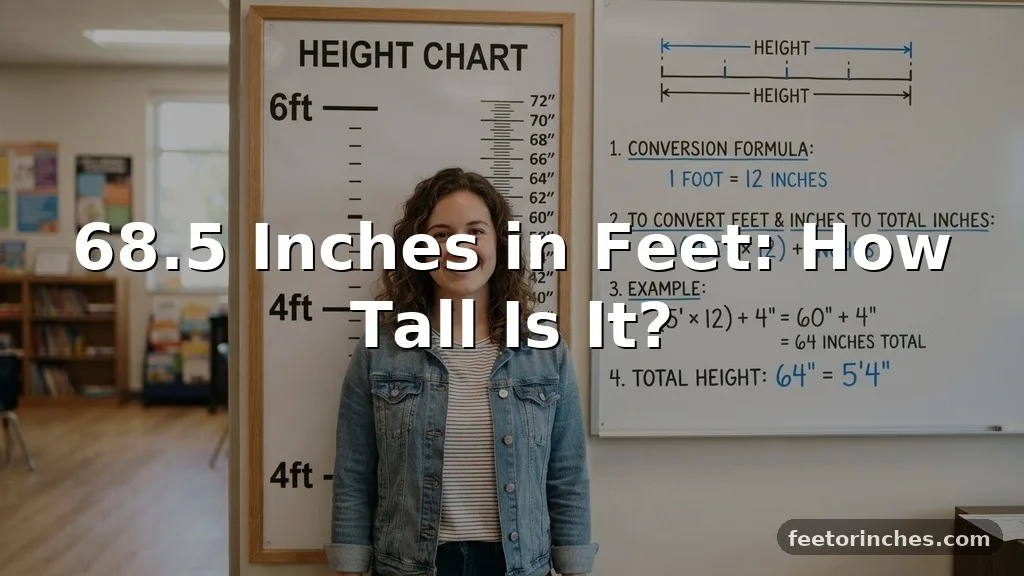 68.5 Inches in Feet: How Tall Is It?