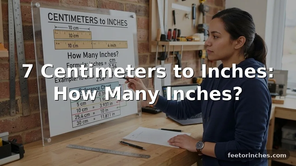 7 Centimeters to Inches: How Many Inches?