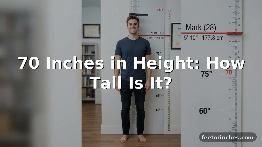 70 Inches in Height: How Tall Is It?