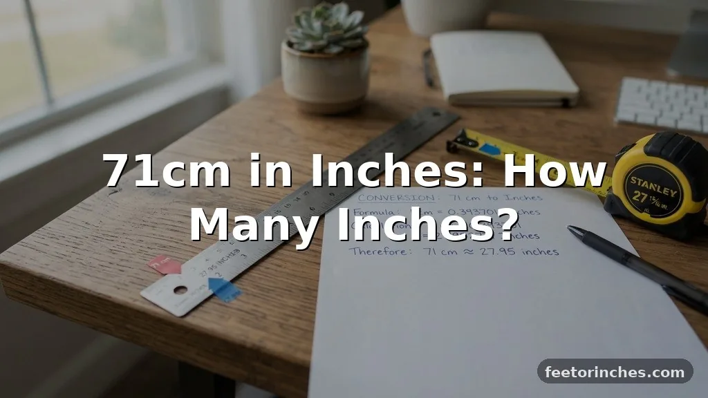 71cm in Inches: How Many Inches?