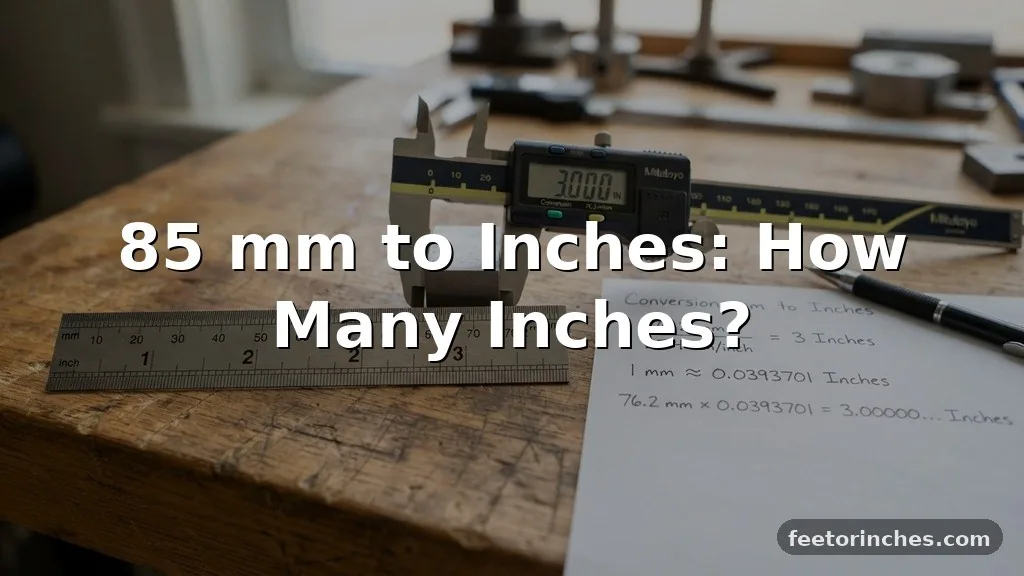 85 mm to Inches: How Many Inches?