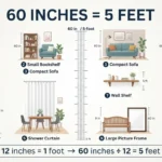 What Is 60 Inches in Feet? Real-Life Examples and Comparisons