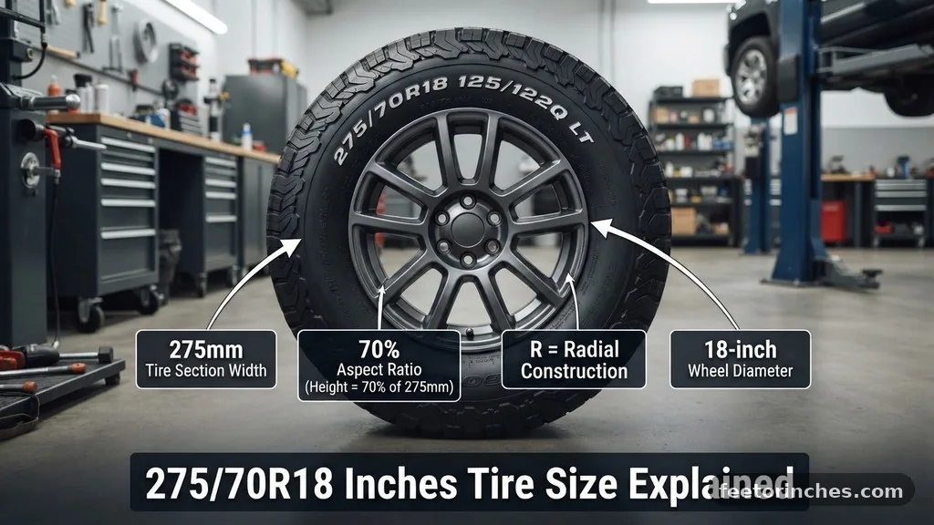 Decoding the Metric Sizing System - 275/70R18 to Inches: Tire Size Explained