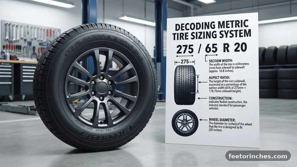 Decoding the Metric Tire Sizing System - 275/65R20 in Inches: Tire Size Explained