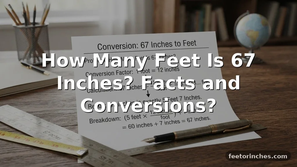 How Many Feet Is 67 Inches? Facts and Conversions?