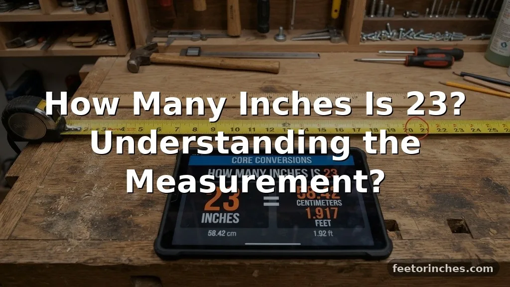 How Many Inches Is 23? Understanding the Measurement?