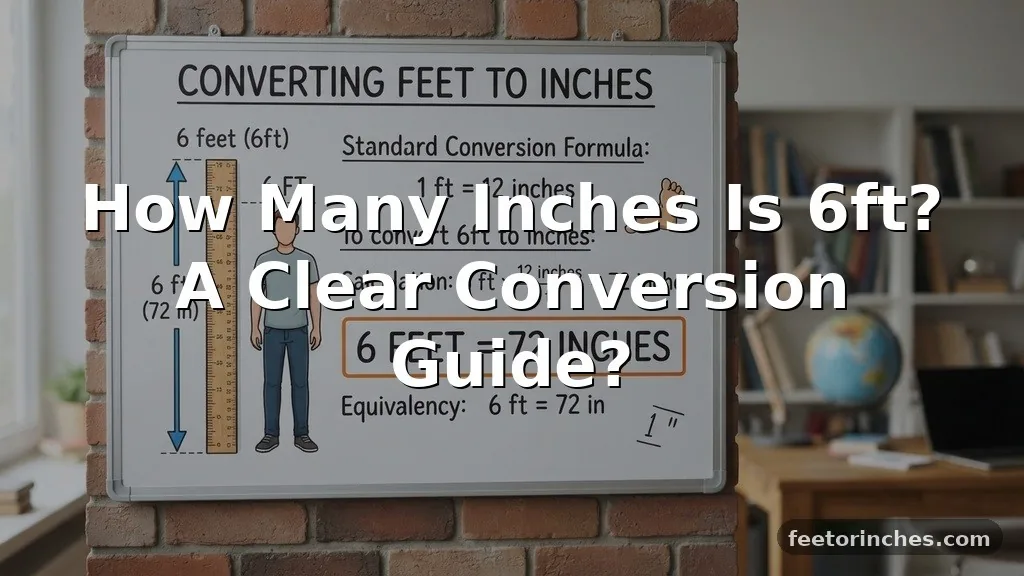 How Many Inches Is 6ft? A Clear Conversion Guide?