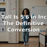 How Tall Is 5’6 in Inches? The Definitive Conversion
