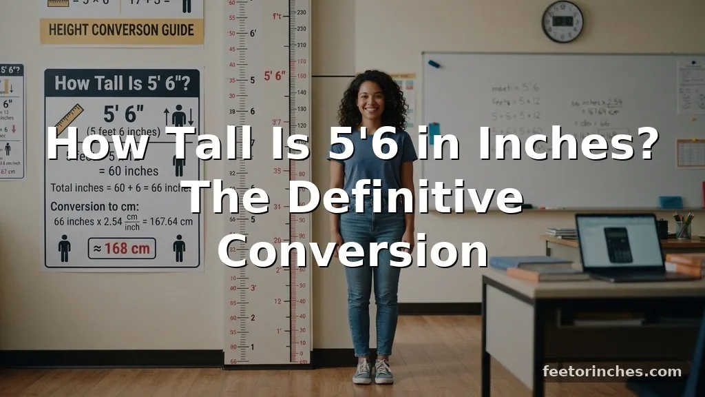 How Tall Is 5'6 in Inches?