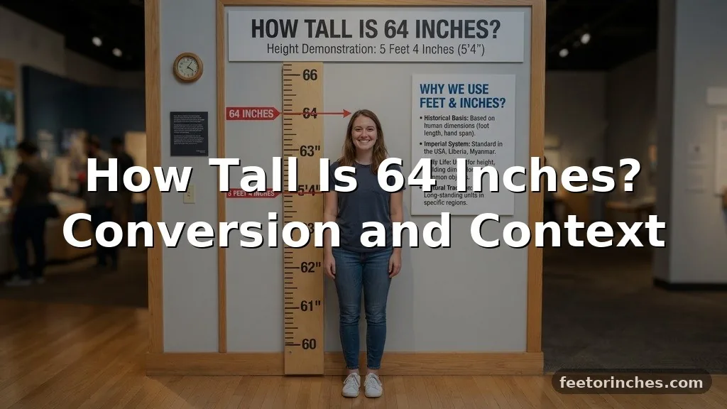 How Tall Is 64 Inches? Conversion and Context