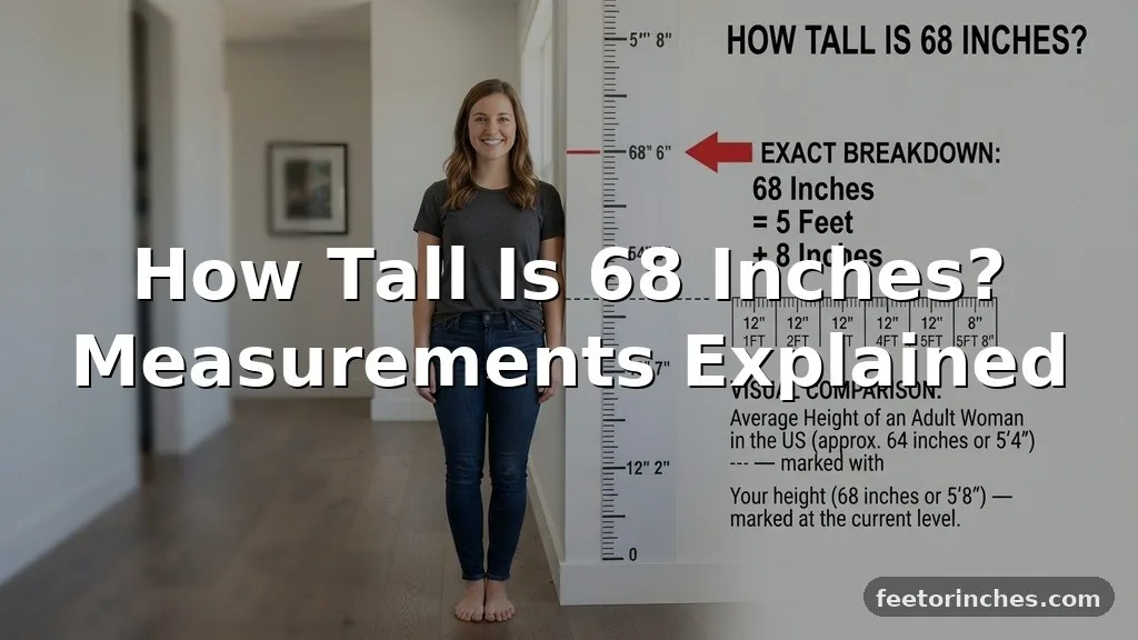 How Tall Is 68 Inches? Measurements Explained