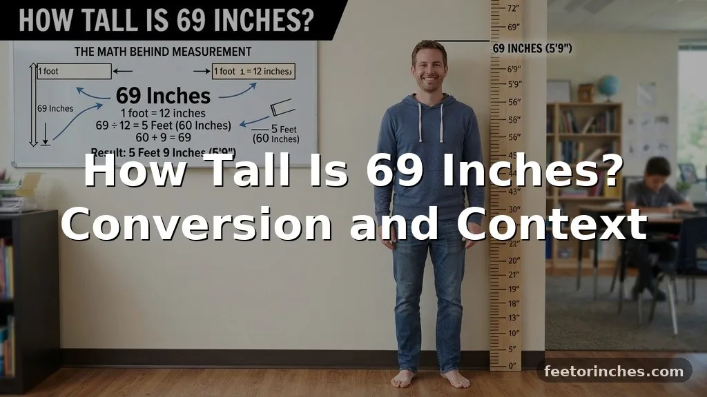 How Tall Is 69 Inches? Conversion and Context