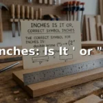 Inches: Is It ‘ or “?