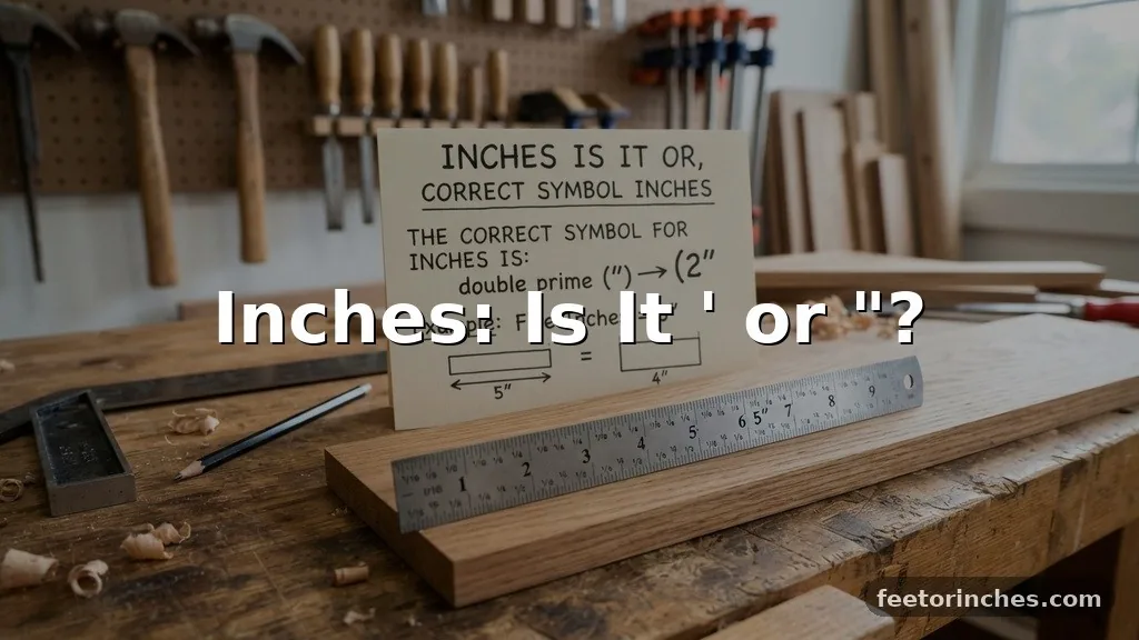 Inches: Is It ‘ or “?