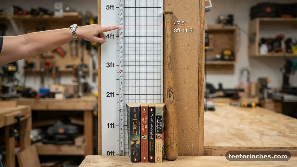 Real-World Objects Measuring 47.2 Inches - 47.2 Inches to Feet: How Tall Is It?
