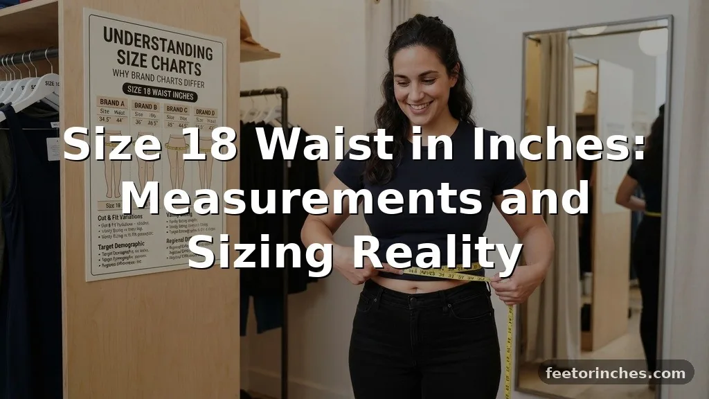 Size 18 Waist in Inches: Measurements and Sizing Reality