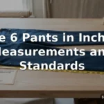 Size 6 Pants in Inches: Measurements and Standards