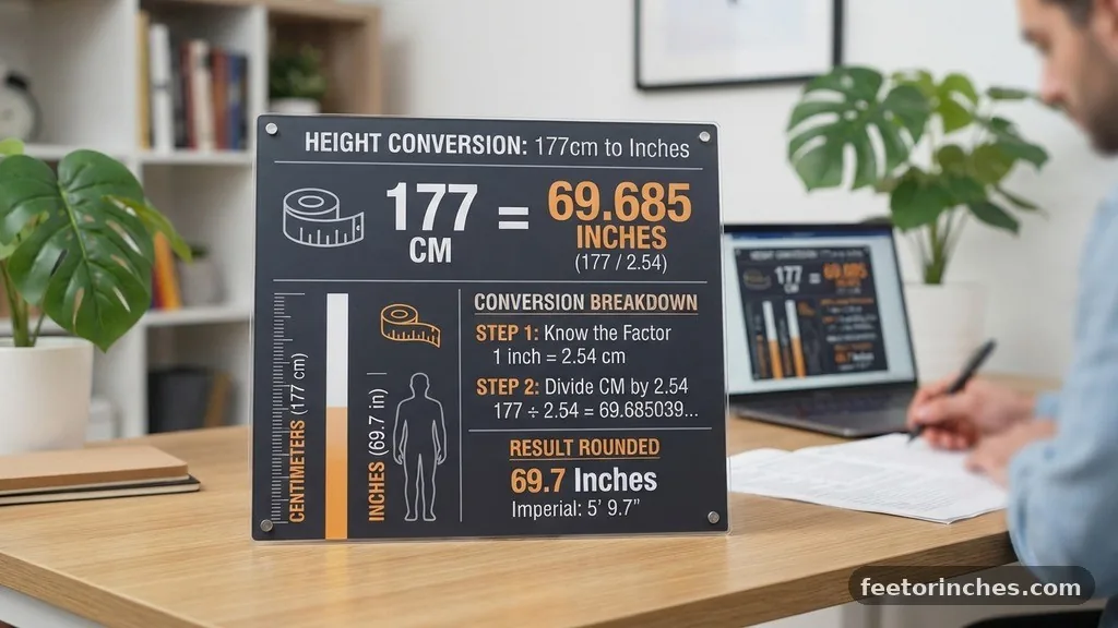 The Conversion Breakdown - 177cm to Inches: How Many Inches?