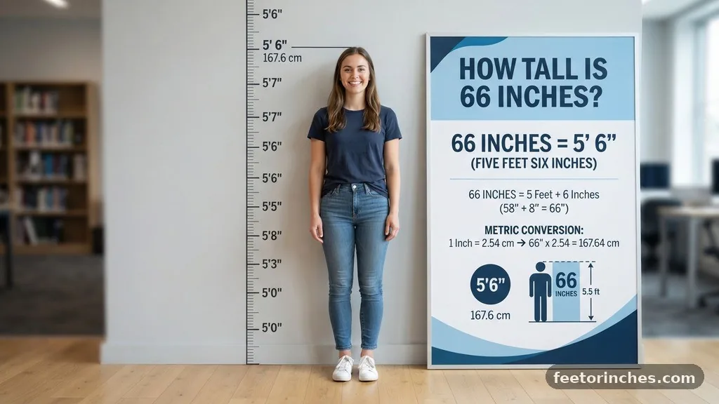 The Conversion Breakdown - How Tall Is 66 Inches?