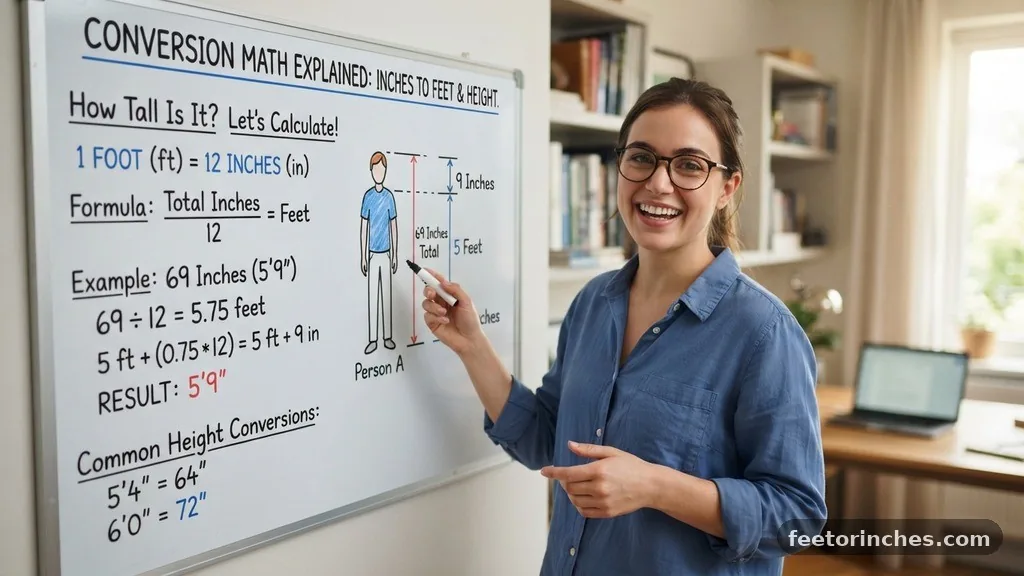 The Conversion Math Explained - 53.5 Inches to Feet: How Tall Is It?