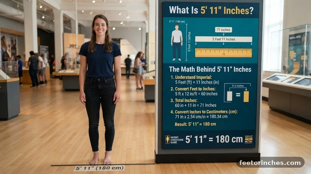 The Math Behind 5'11 in Inches - What Is 5'11 in Inches?