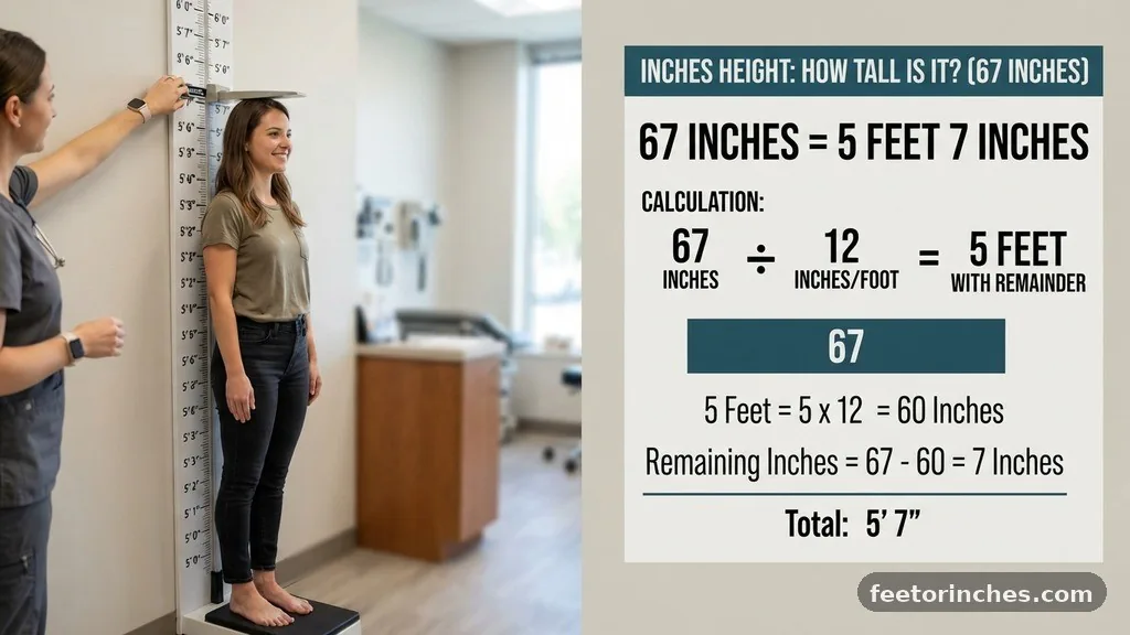 The Math Behind 67 Inches - 67 Inches in Height: How Tall Is It?