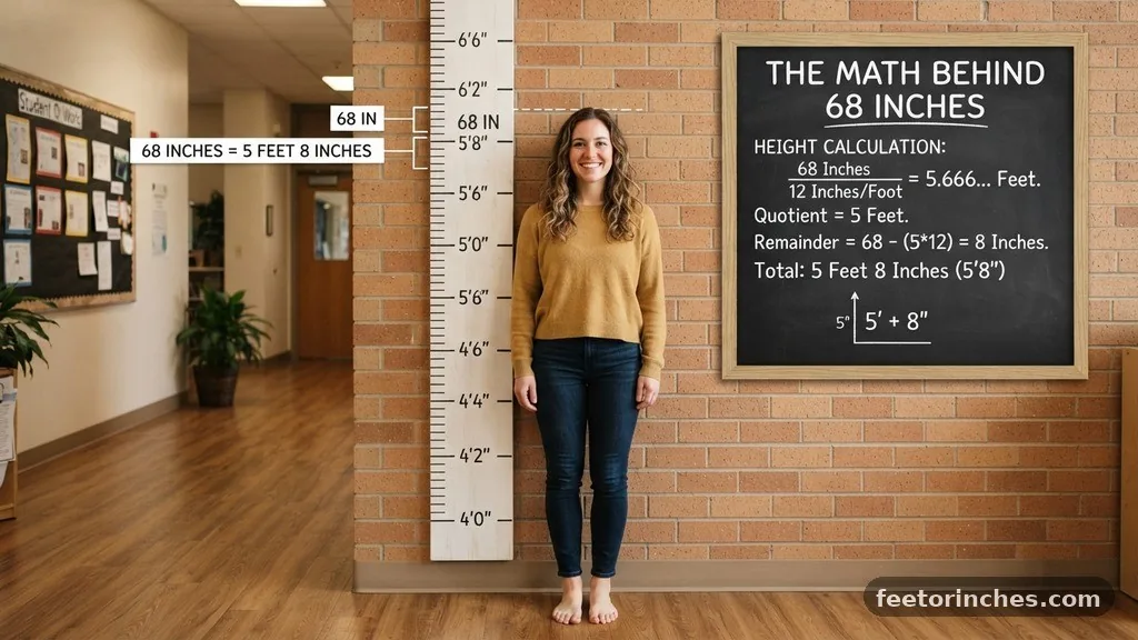 The Math Behind 68 Inches - 68 Inches: How Tall Is It?