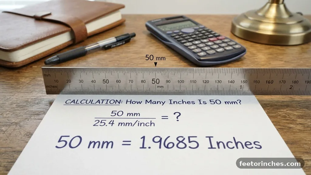 The Mathematical Conversion - How Many Inches Is 50 mm?