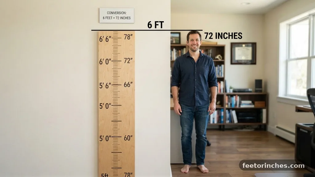 The Mathematical Conversion of 6 Feet - What Is 6 ft in Inches?