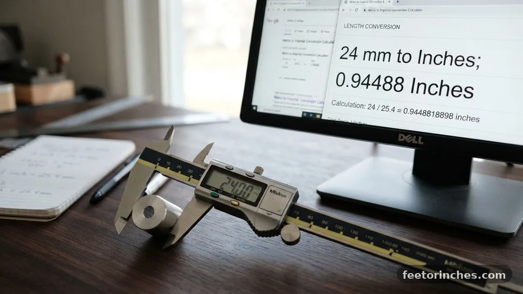 The Precise Mathematical Conversion - 24mm in Inches: How Many Inches?