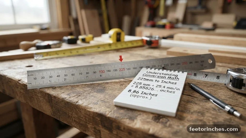 Understanding the Conversion Math - 225mm to Inches: How Many Inches?