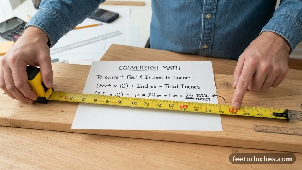 Understanding the Conversion Math - 2.5 Feet in Inches: How Many Inches?