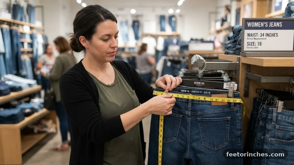 Understanding Vanity Sizing and Standards - Size 16 Jeans in Inches: Waist and Measurements