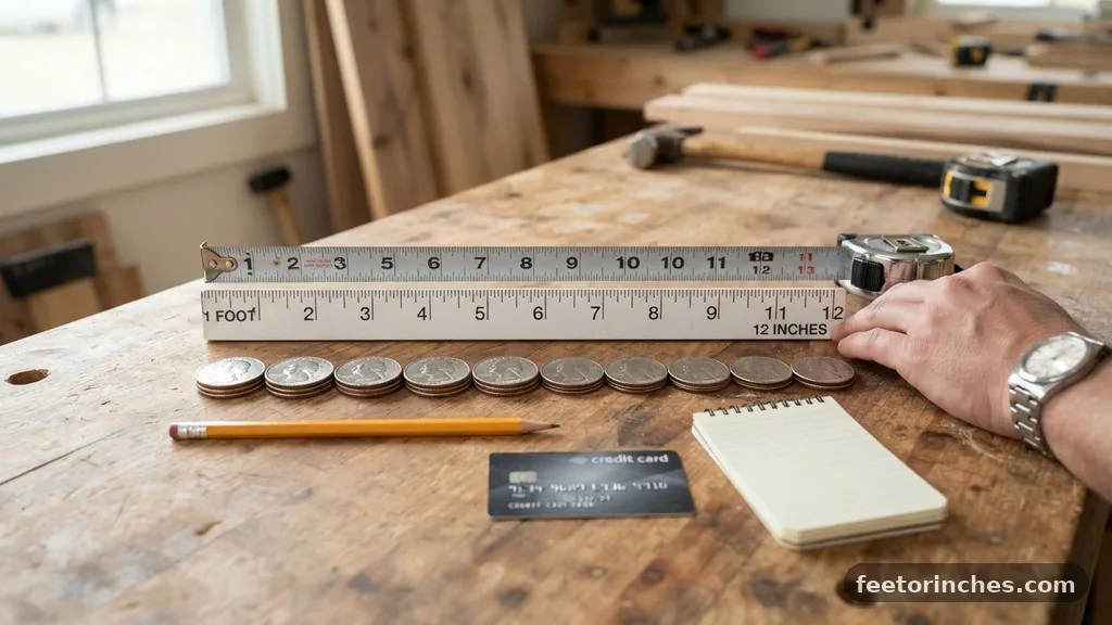 Using Standardized Objects - 11 ft in Inches: How Many Inches?