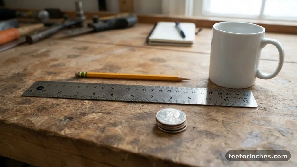 Using Standardized Objects - 165.1 cm to Inches: How Many Inches?