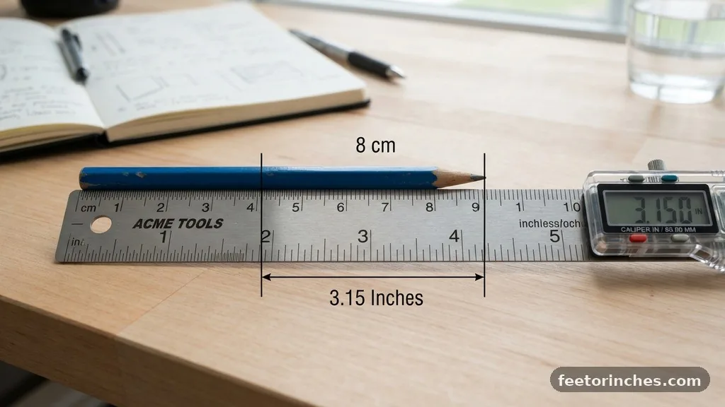 Visualizing 8 Centimeters - How Many Inches Is 8 cm?
