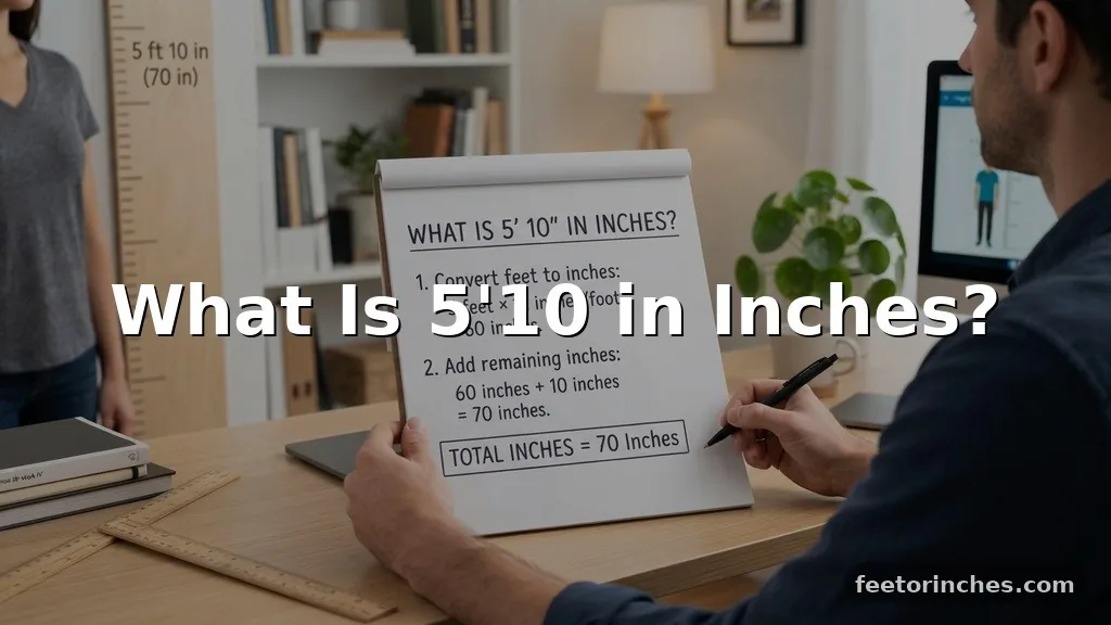 What Is 5’10 in Inches?