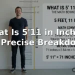 What Is 5’11 in Inches? The Precise Breakdown?