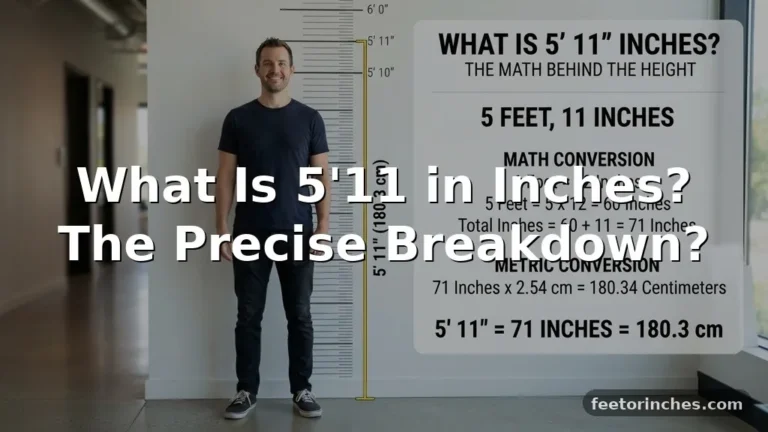 What Is 5'11 in Inches?