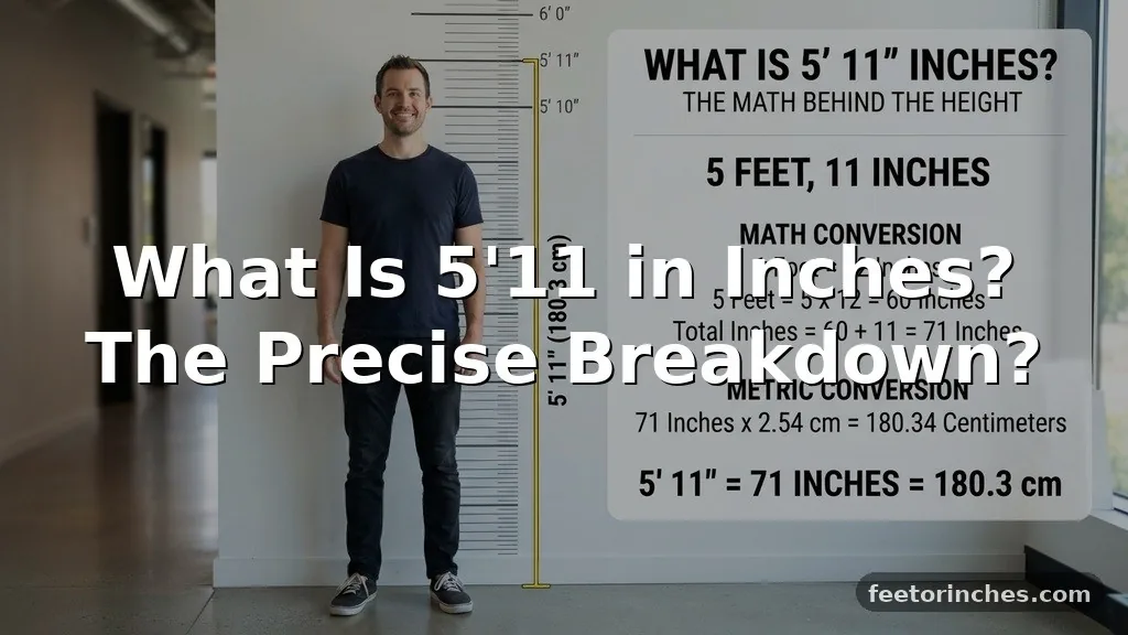 What Is 5'11 in Inches?