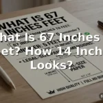 What Is 67 Inches in Feet? How 14 Inches Looks?