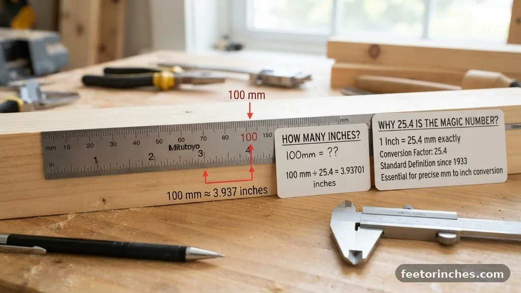 Why 25.4 is the Magic Number - 100mm in Inches: How Many Inches?